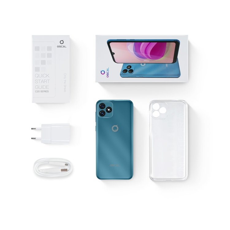 Cheapest 3G smartphone Blackview OSCAL C20 Mobile Phone 1G RAM 32G ROM 6.088" Screen 3G Cell Phone Face Unlock Celular